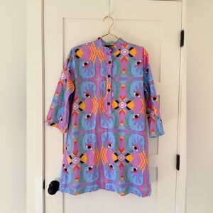 Nooworks Greta Mucci Eye Shirt Dress L